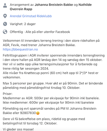 Nå blir det innendørs terrengtrening på AGR